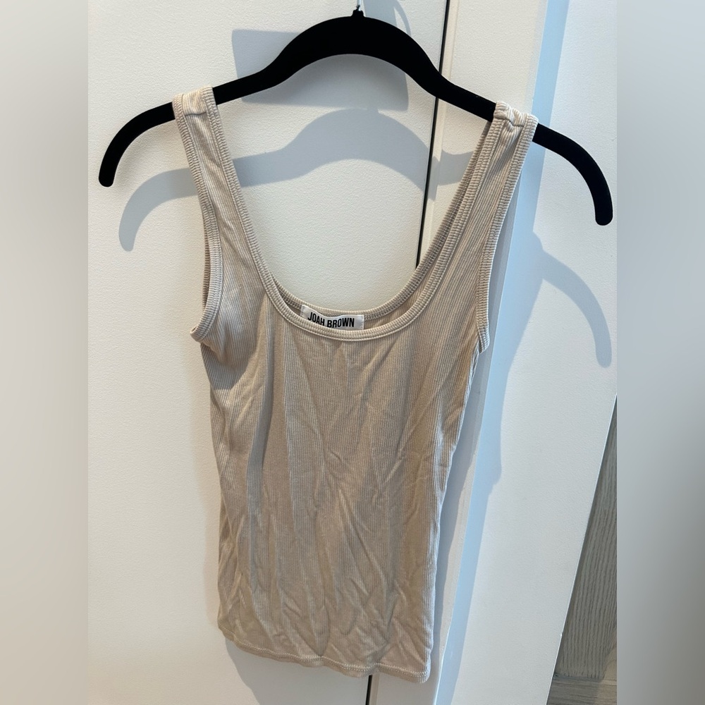 Joah Brown tank top never worn xxs